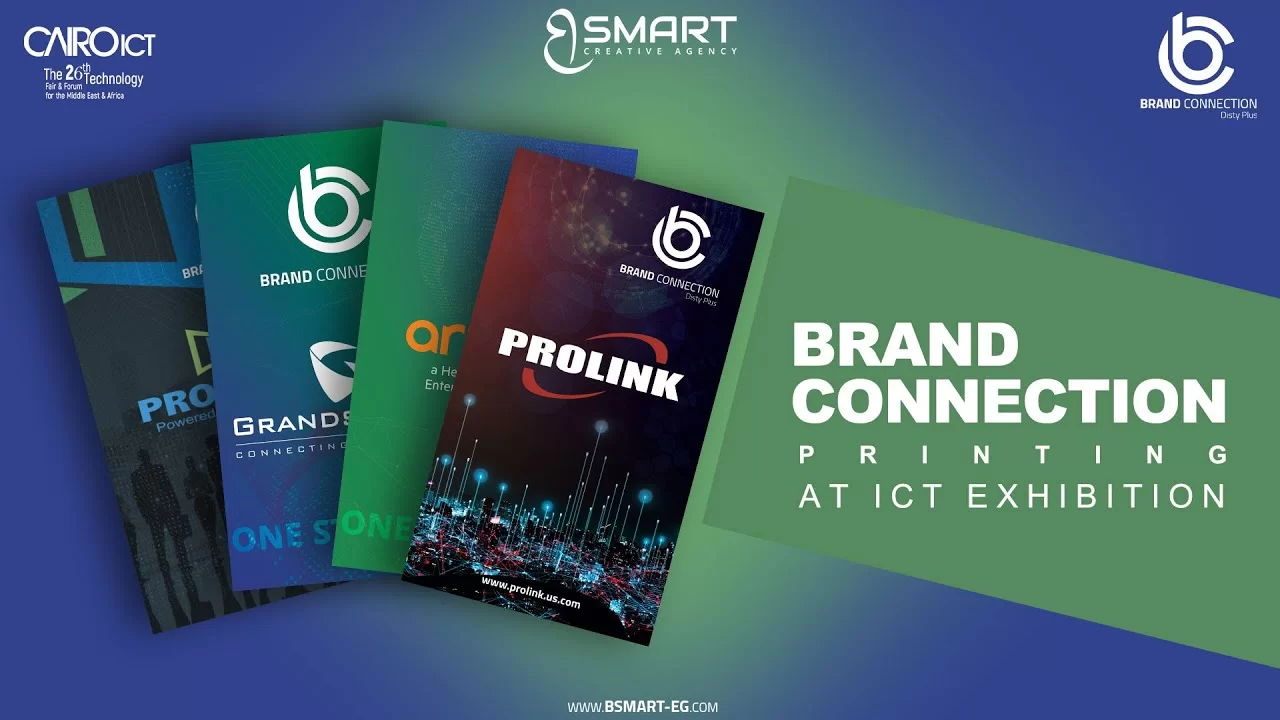Brand Connection Brochure designs at Cairo ICT 2021