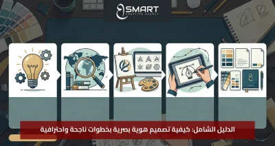 الدليل الشامل: كيفية تصميم هوية بصرية بخطوات ناجحة واحترافية