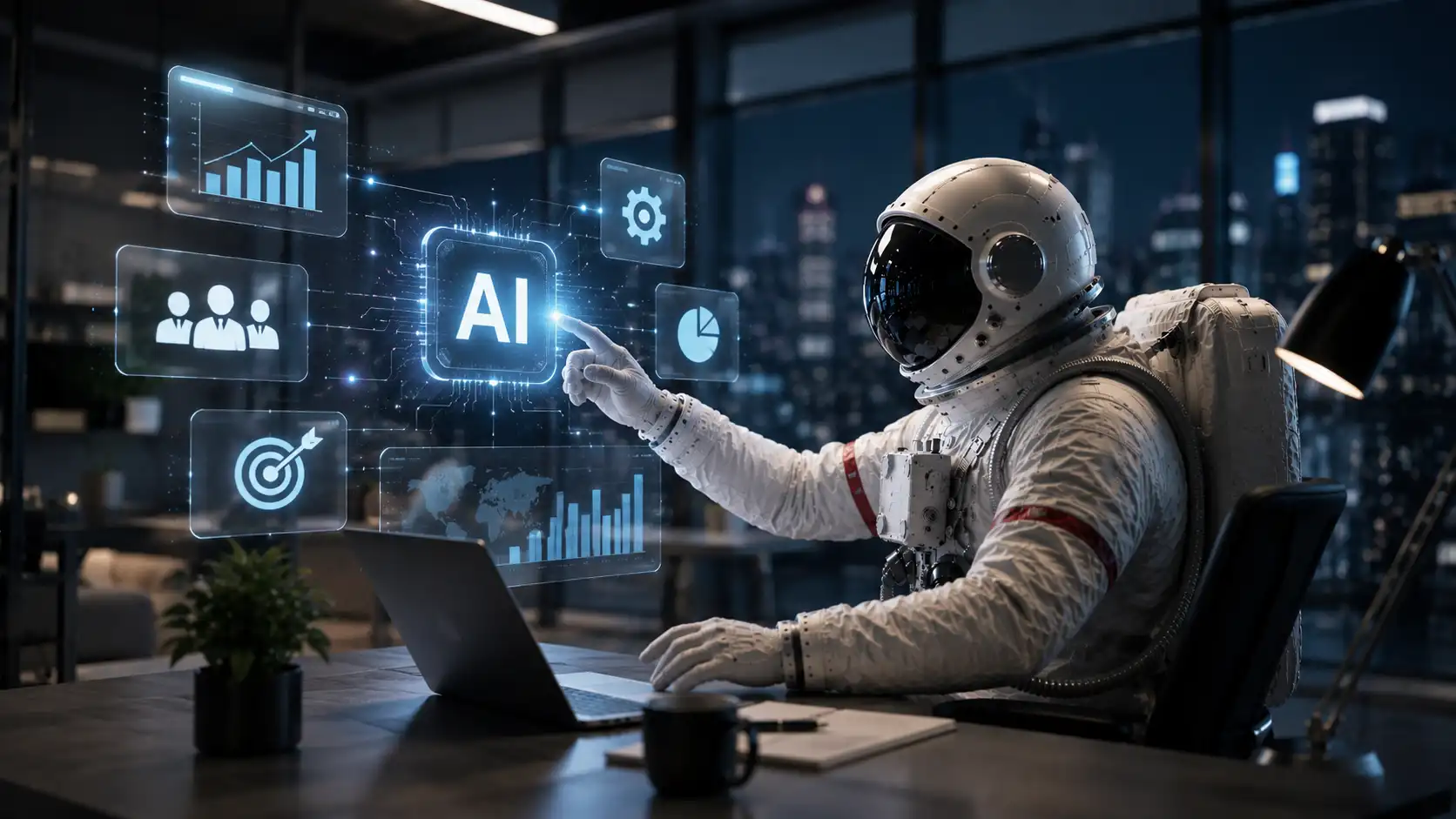 AI-powered business solutions enabling companies to increase efficiency, productivity, and long-term growth